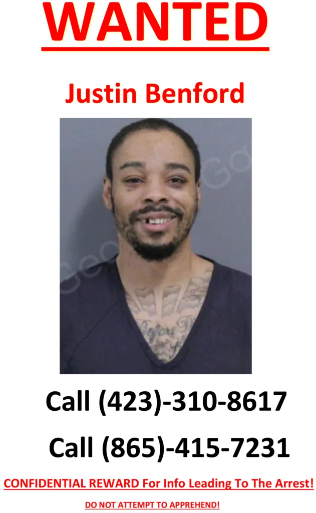 Justin Benford Wanted 
